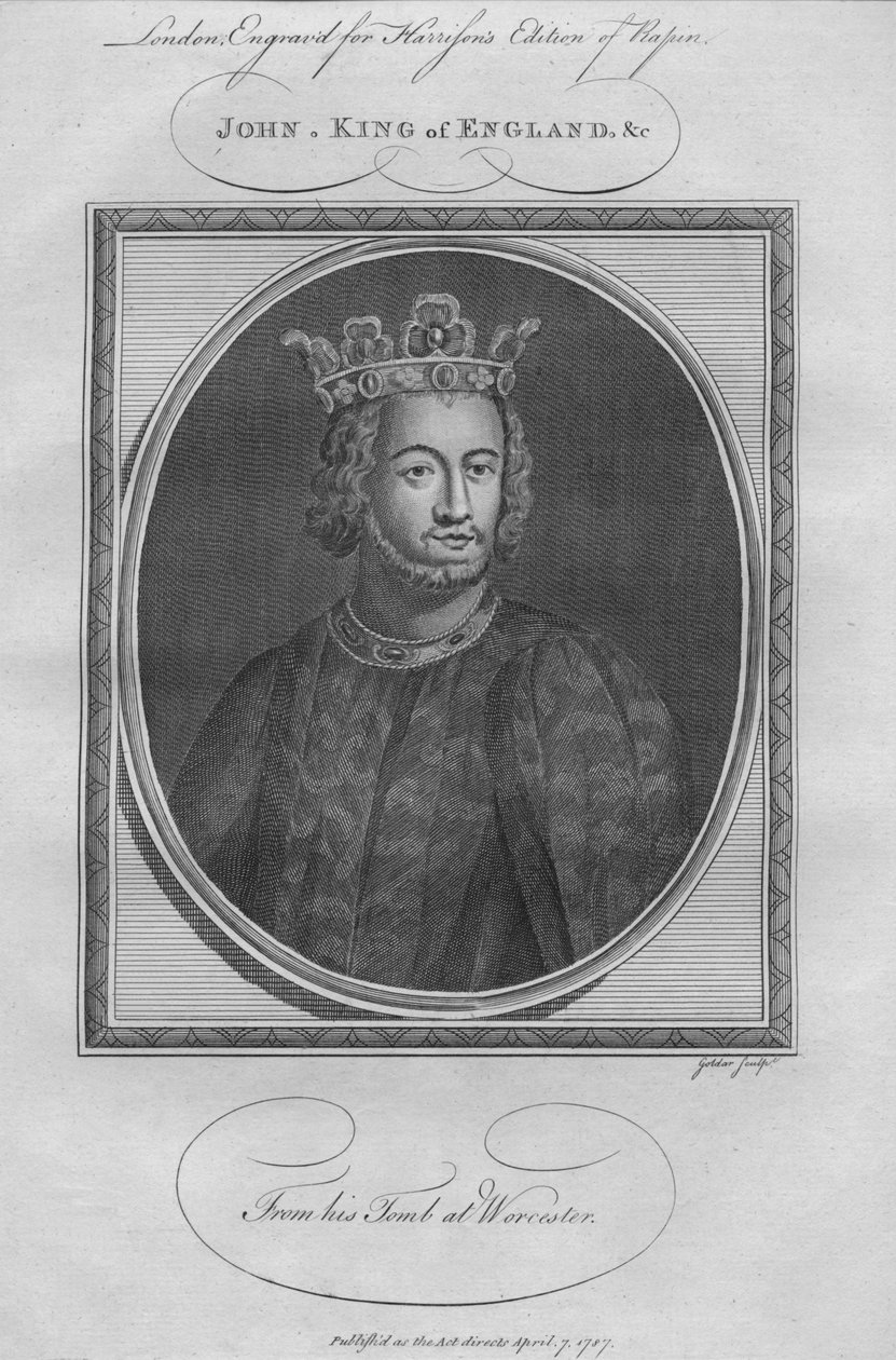 Král Jan, 1787. od Unbekannt