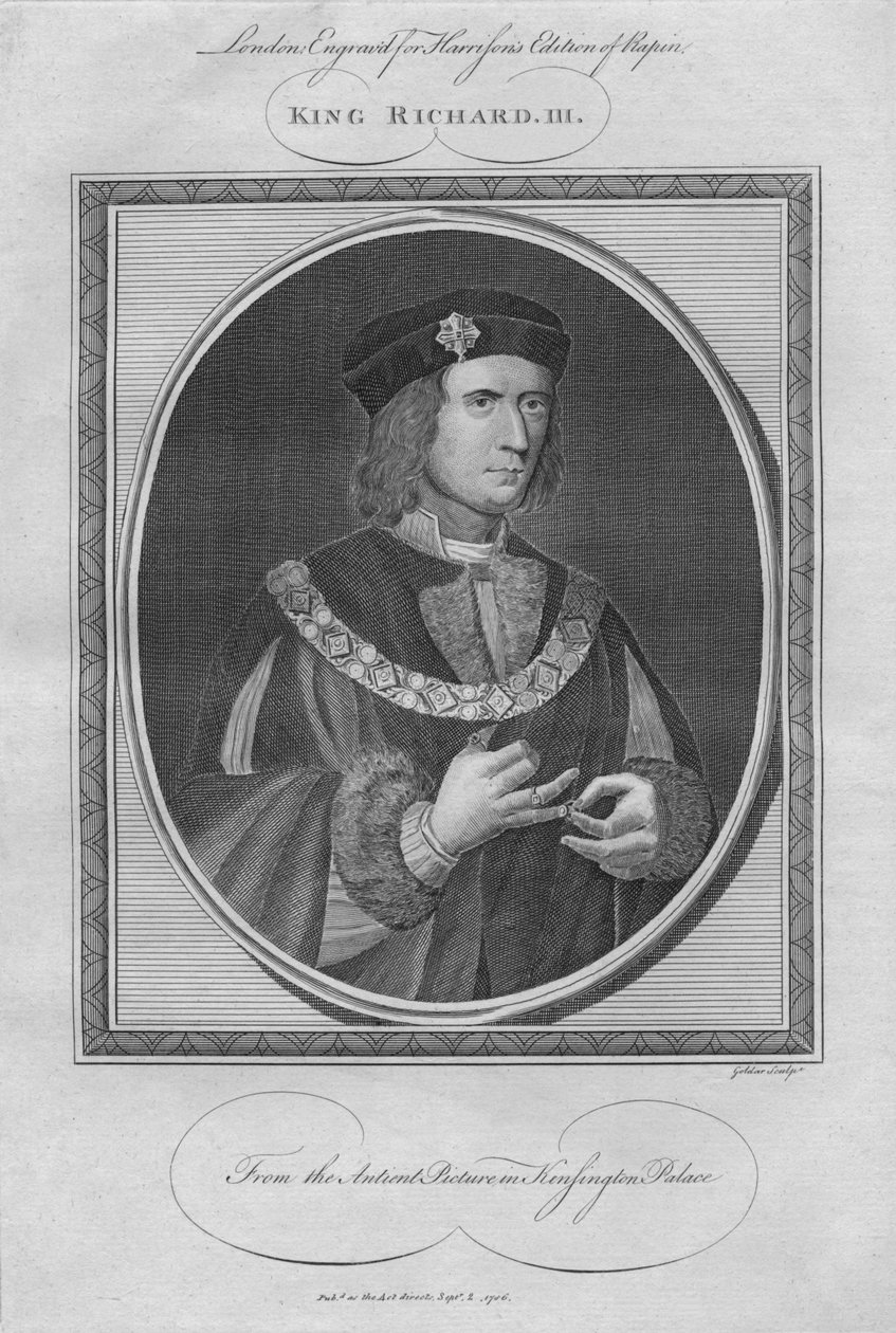 Král Richard III, 1786. od Unbekannt