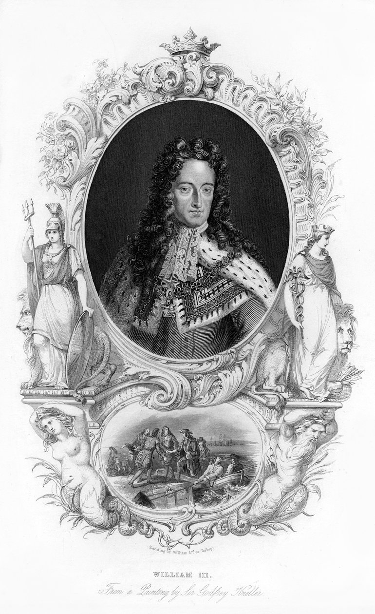 Král Vilém III, c1850 od Unbekannt
