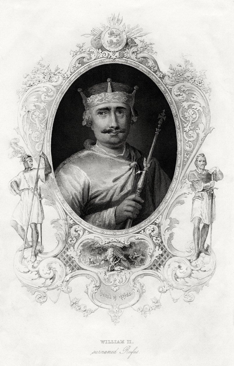 Anglický král Vilém II., 1860 od Unbekannt