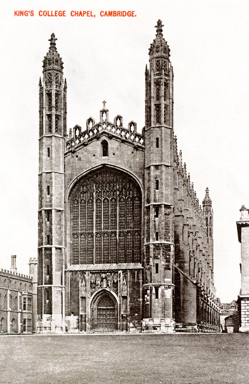 Kings College Chapel, Cambridge, 1908 od Unbekannt