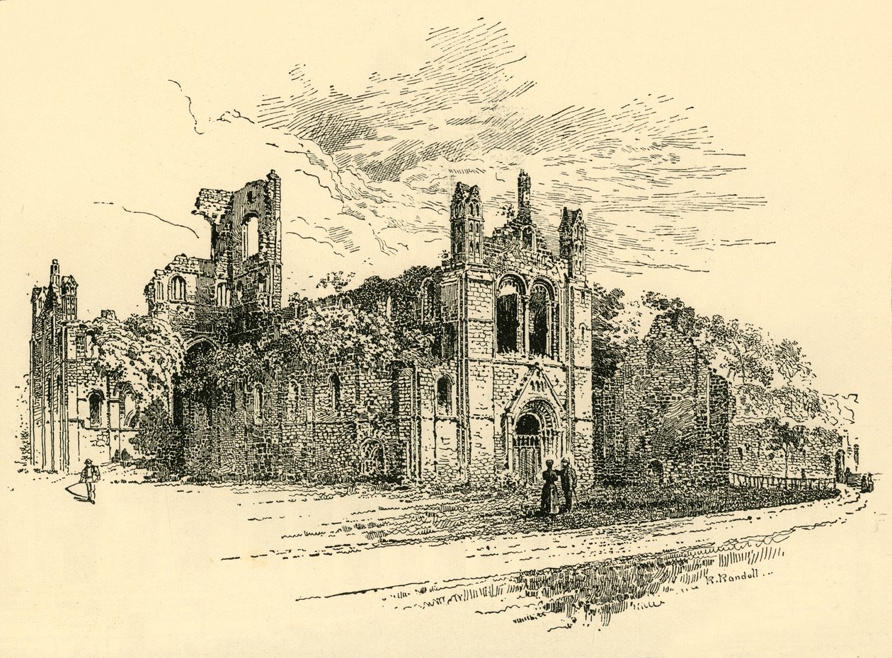 Kirkstall Abbey, 1898. od Unbekannt