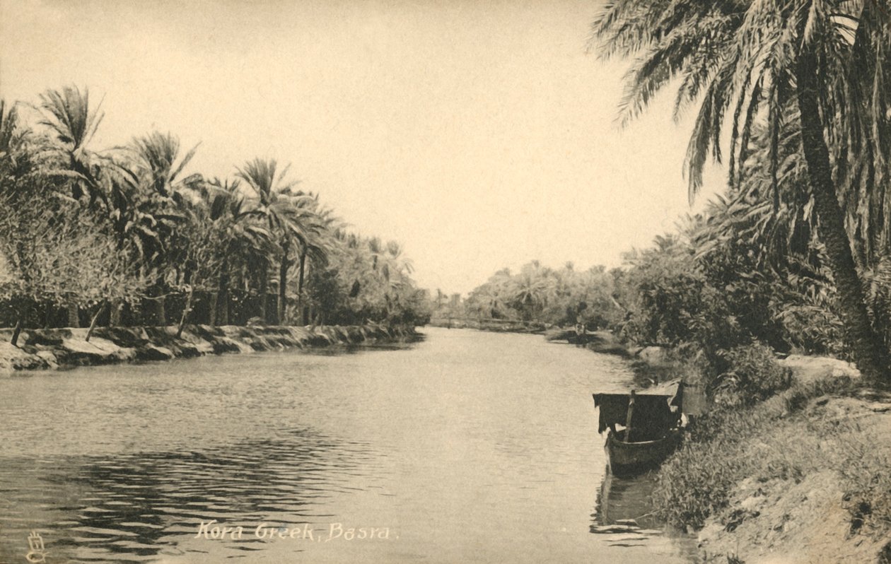 Kora Creek, Basra, c1918-c1939. od Unbekannt