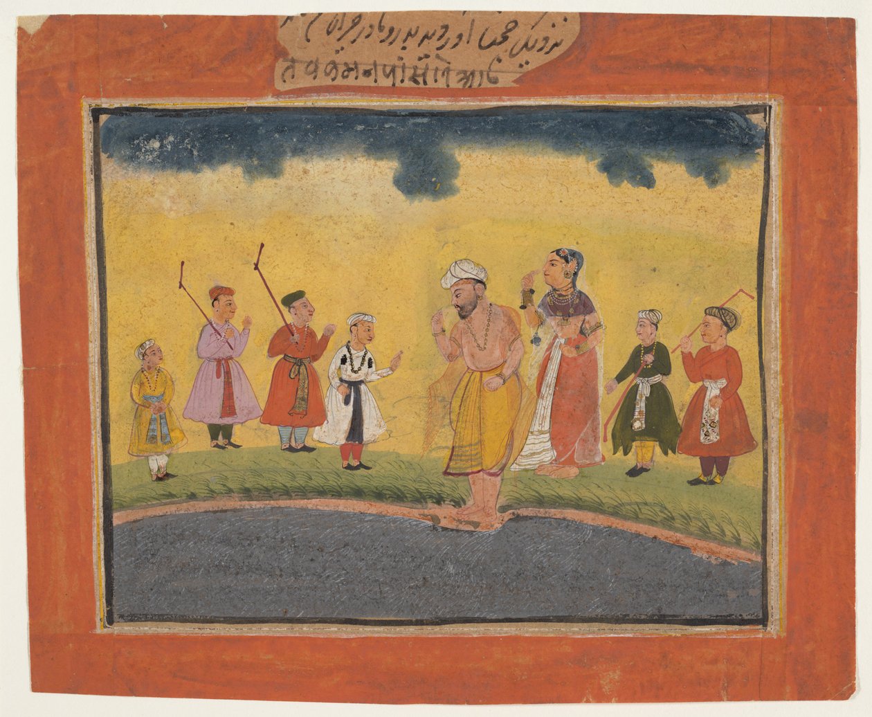 Krišnovi rodiče ho hledají, ca. 1615. od Unbekannt