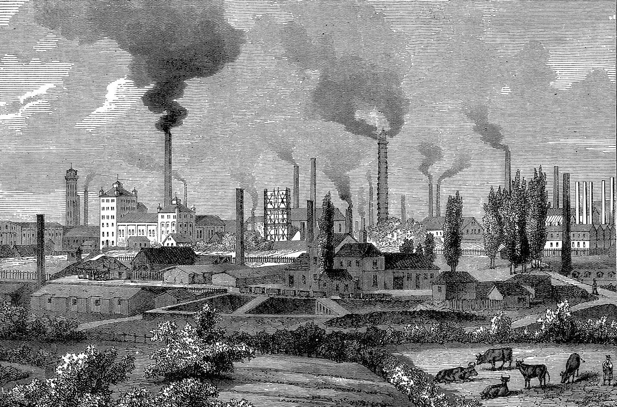 Kruppsovy závody, Essen, Německo, 1896 od Unbekannt