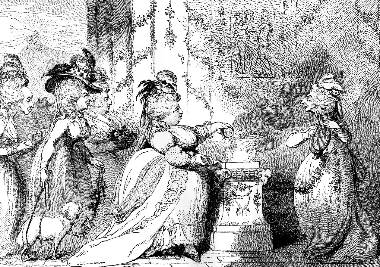 Krásné shromáždění, 1787 od Unbekannt