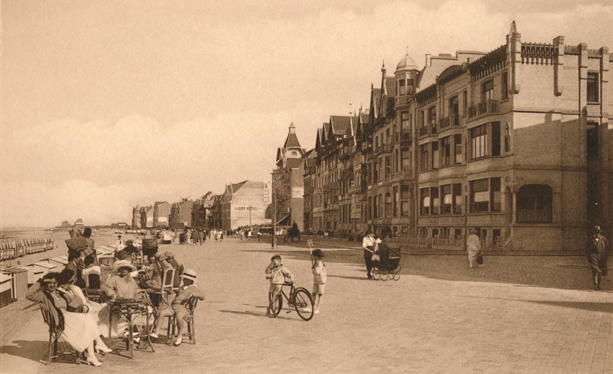 La Digue, Promenáda, c1900. od Unbekannt