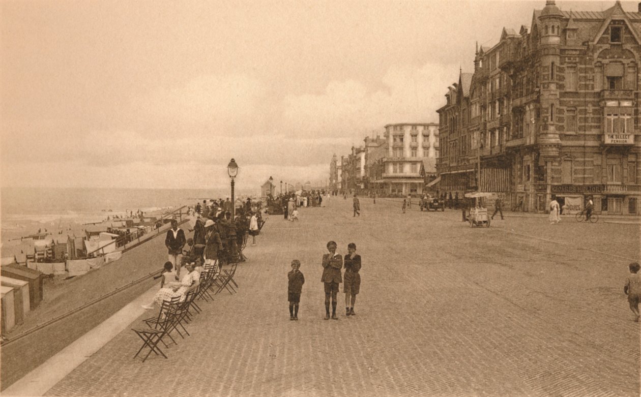 La Digue, Promenáda, c1900. od Unbekannt