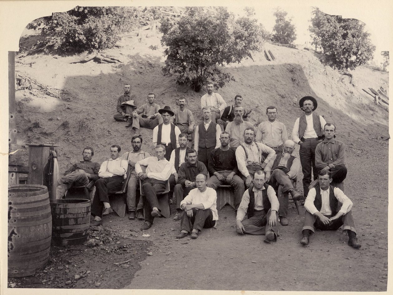Posádka dolu La Grange, Kalifornie, 1900. od Unbekannt