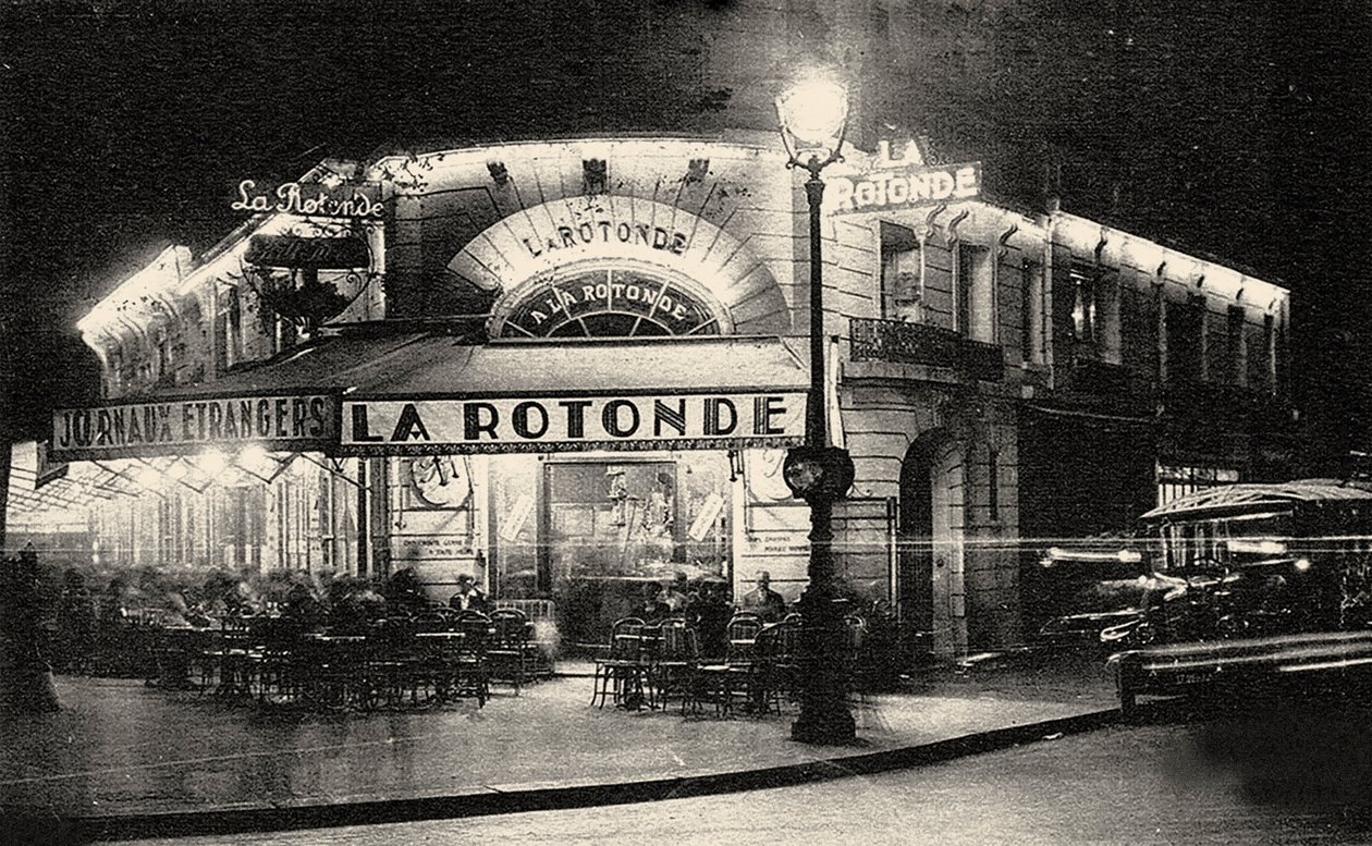 Rotunda, Boulevard du Montparnasse, c. 1925. od Unbekannt