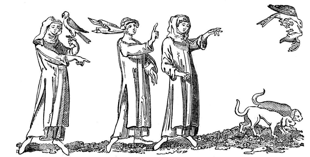 Dámy Hawkingové, 14. století, 1833 od Unbekannt