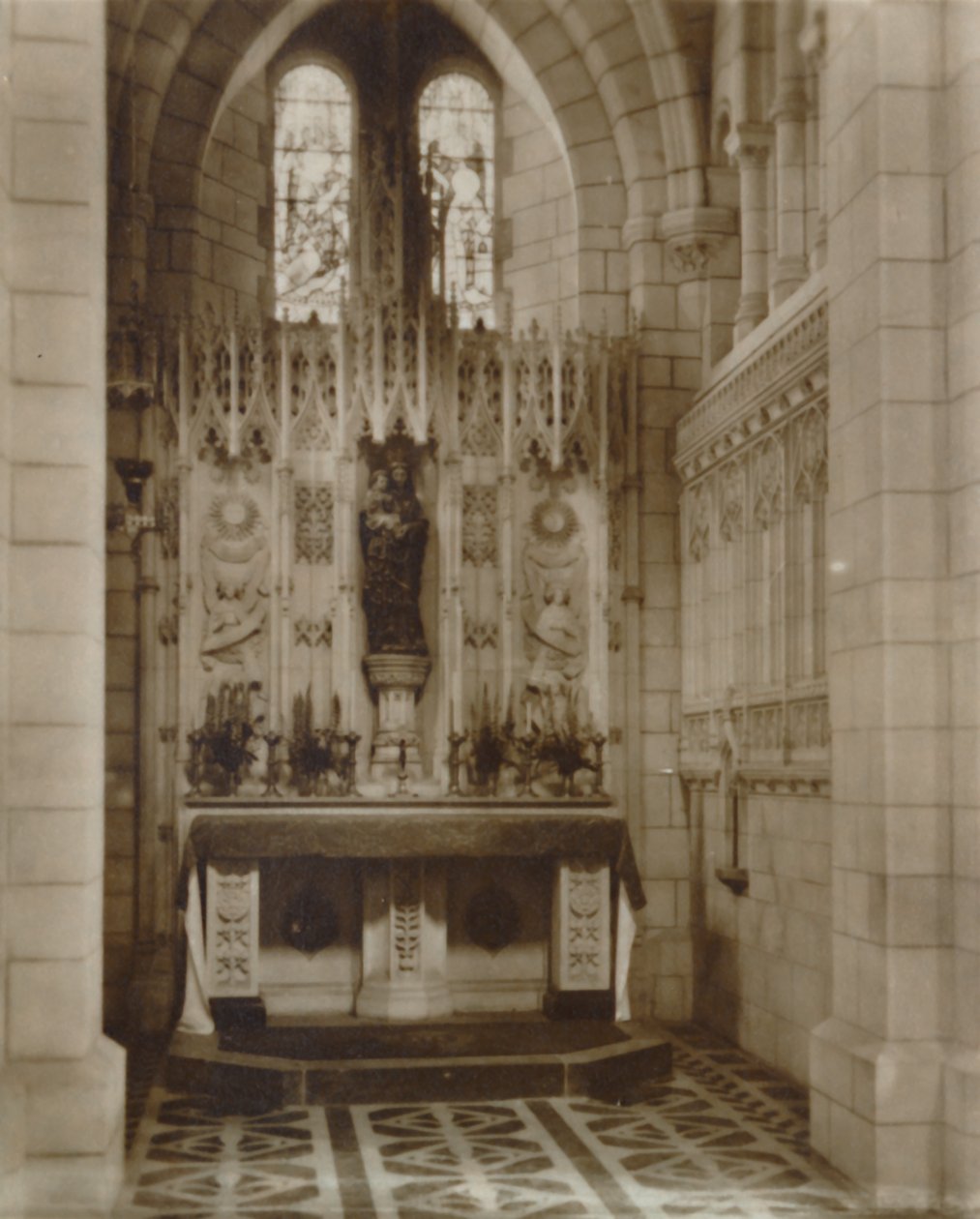 Lady Chapel, Buckfast Abbey, konec 19.-začátek 20. století od Unbekannt