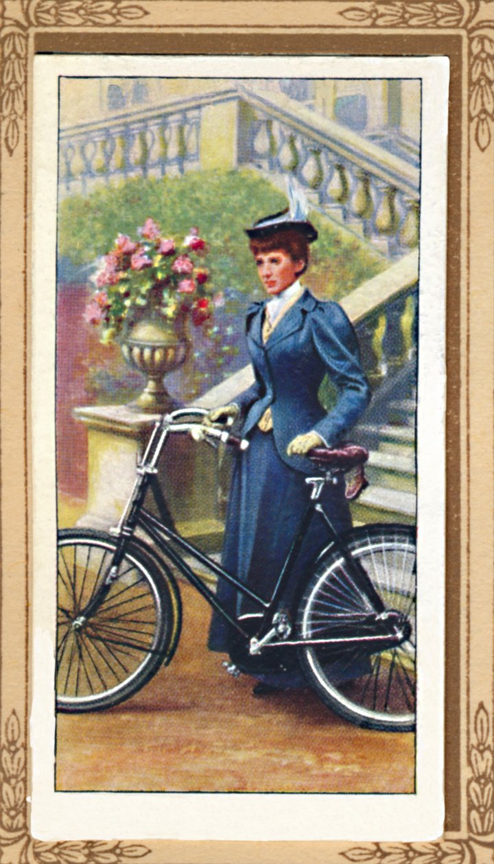 Lady Cyklistka, 1896, 1939 od Unbekannt