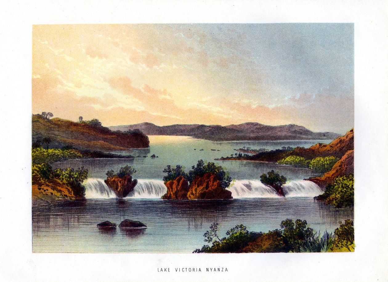 Viktoriino jezero Nyanza, c1840-1900 od Unbekannt