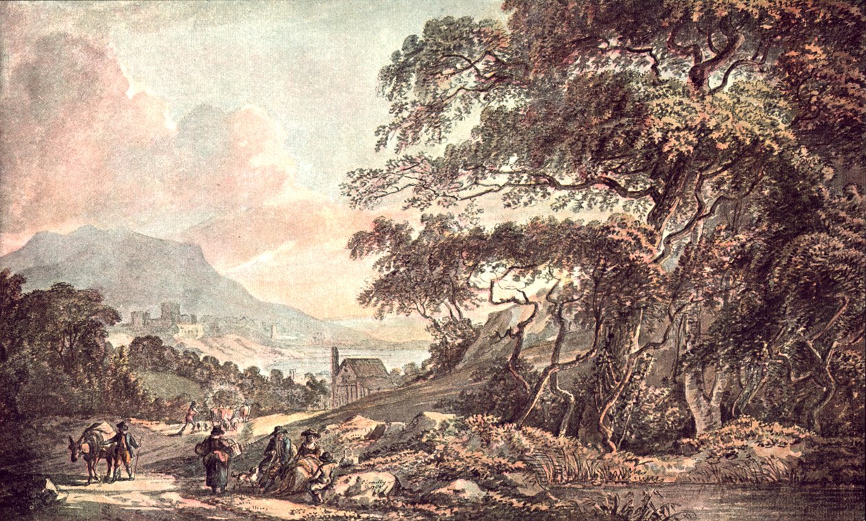 Krajina u jezera, 1785, c1900. od Unbekannt
