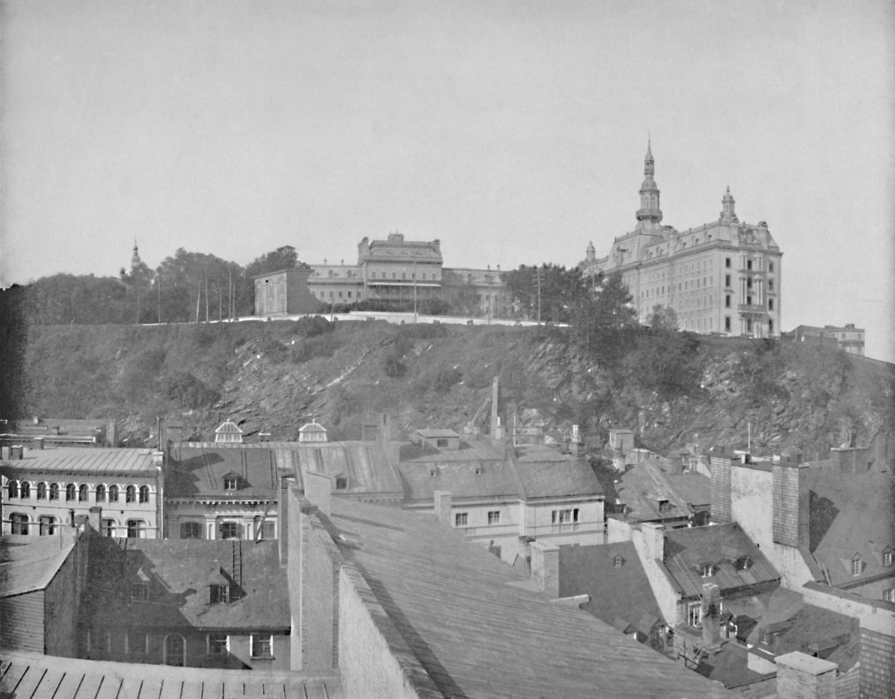 Budovy univerzity Laval, město Quebec, c1897. od Unbekannt