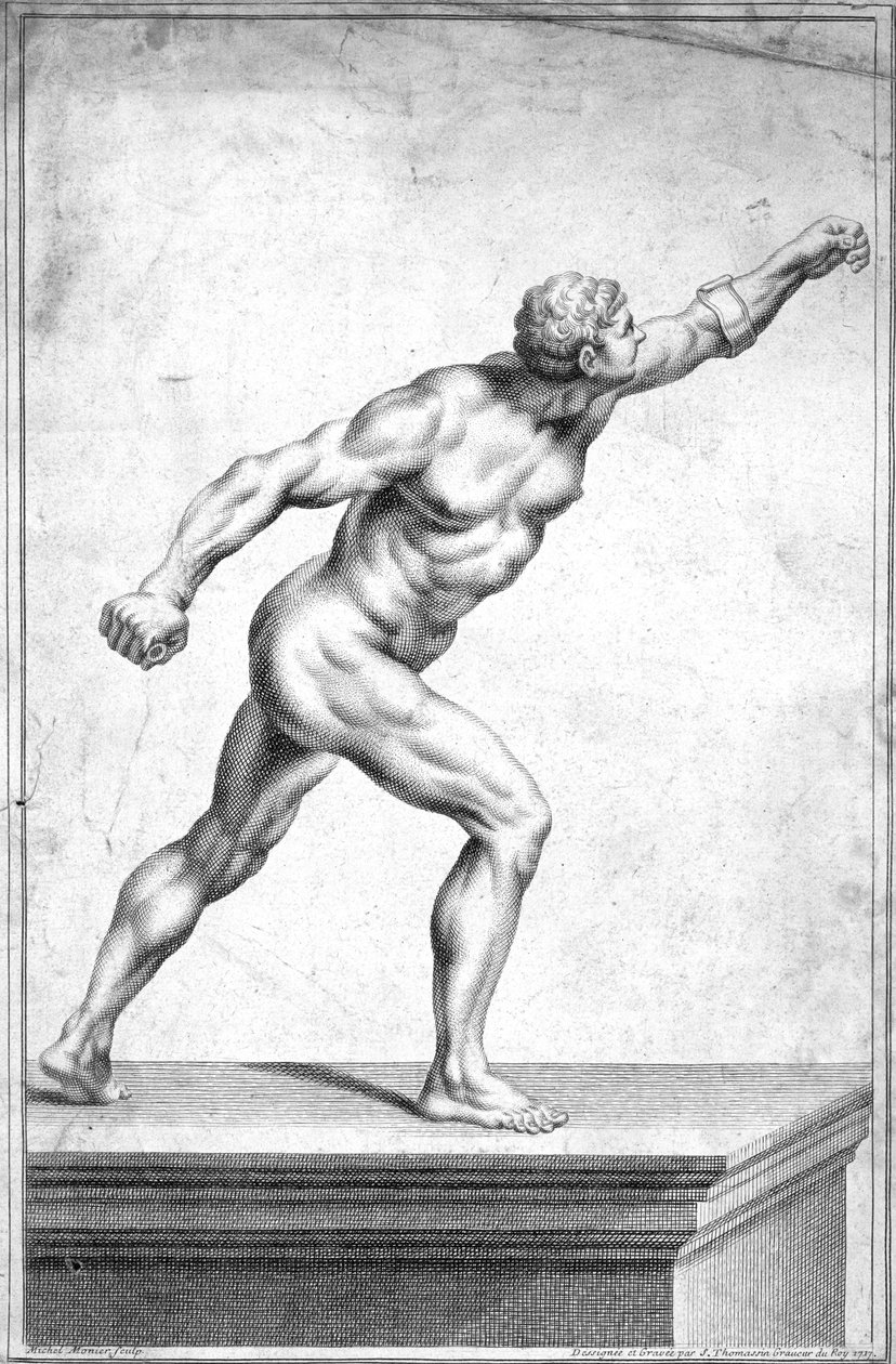 Gladiátor, c1717 od Unbekannt