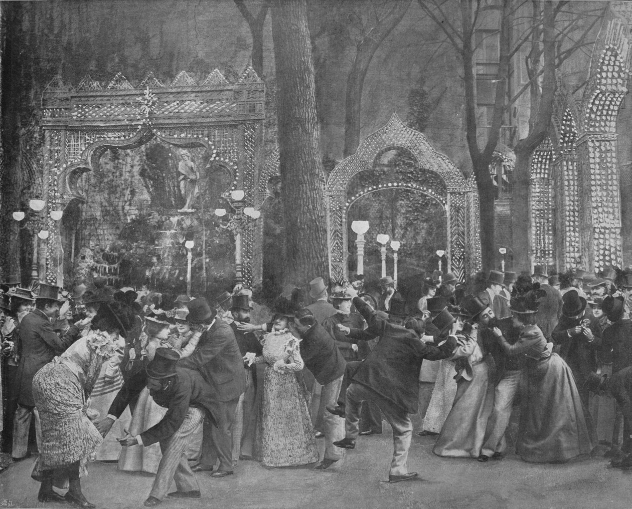 Zahrada Bal Bullier, 1900 od Unbekannt
