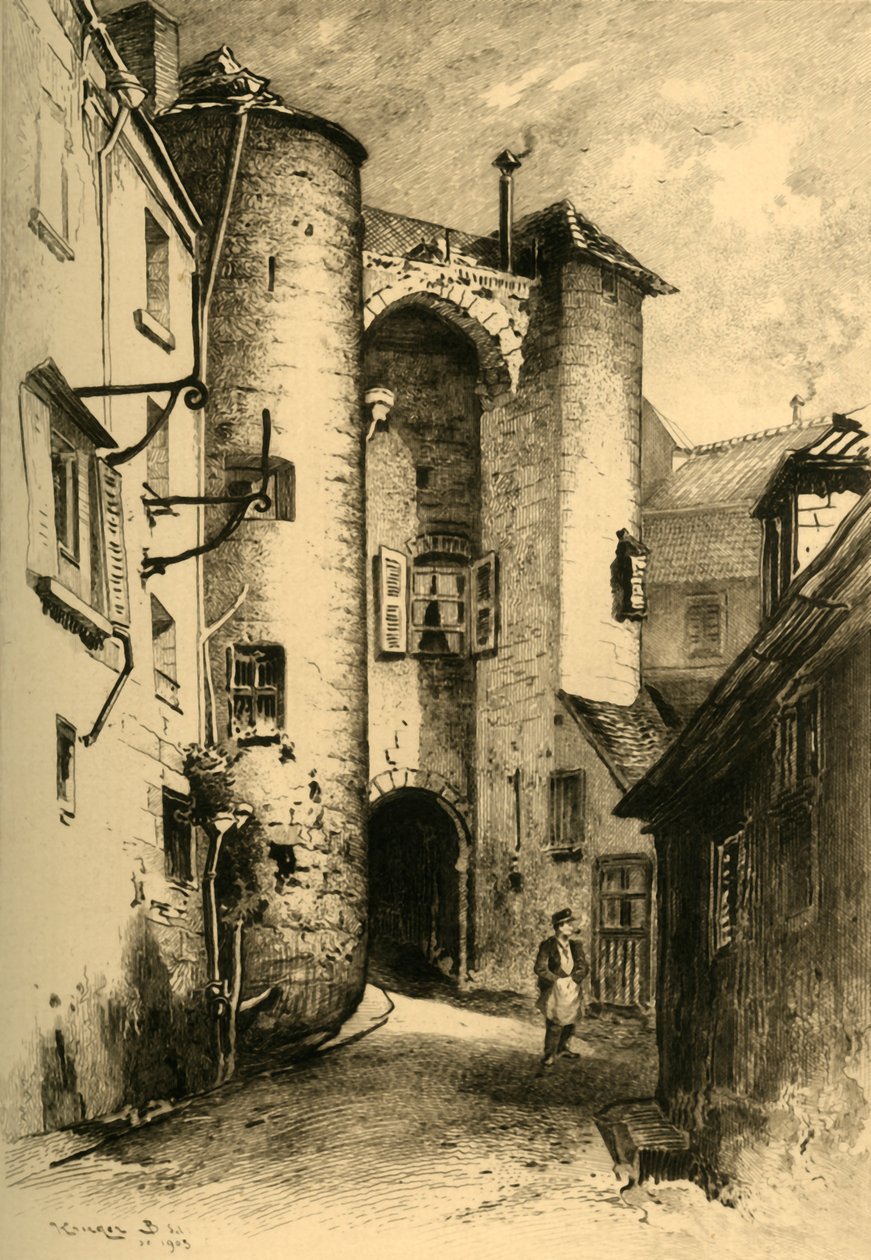 Průchod z Chénizeles do Laon Aisne, 1903. od Unbekannt