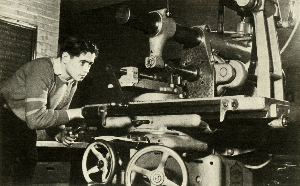 Learning His Trade, c1948. od Unbekannt