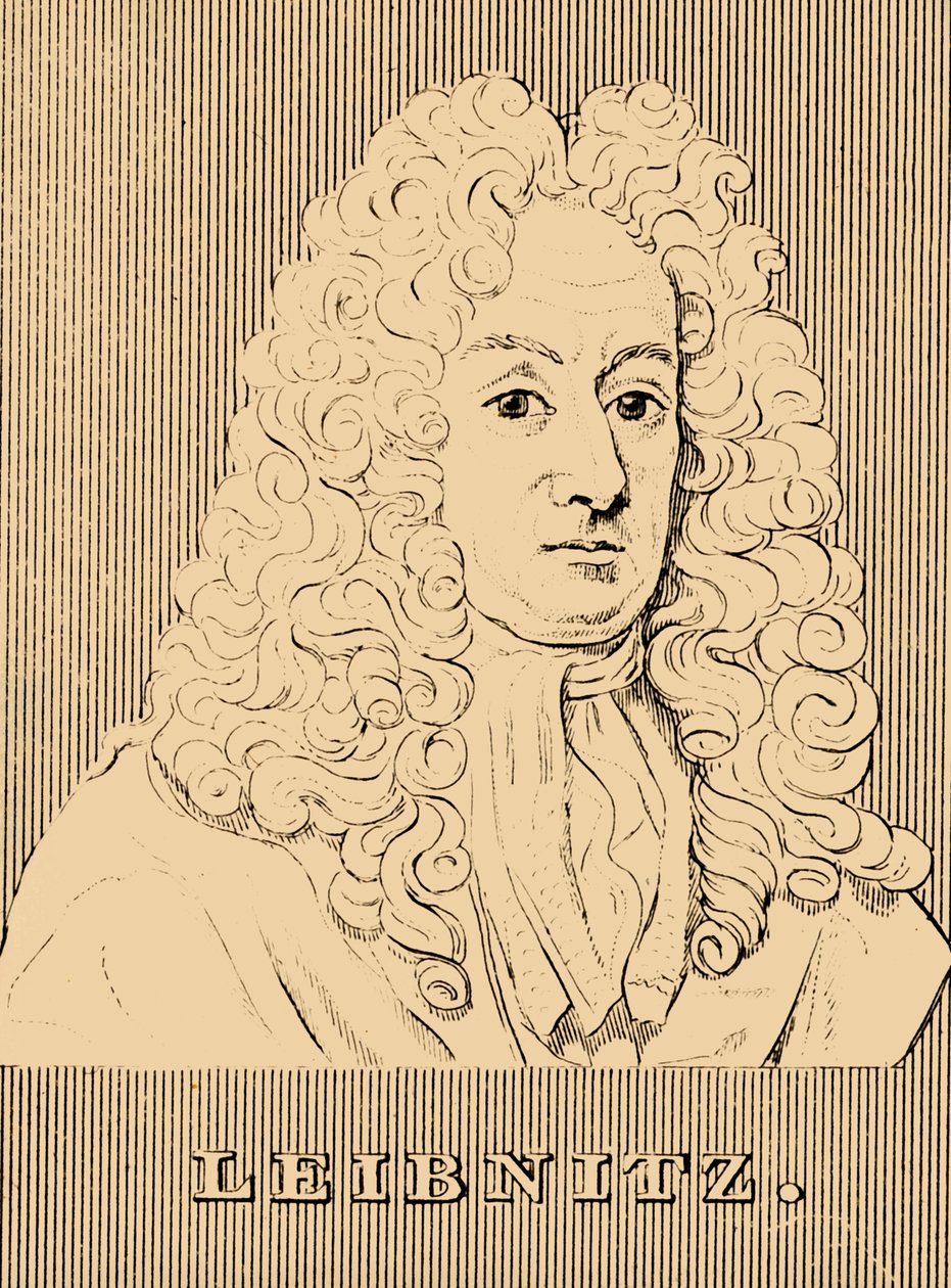 Leibnitz, 1646-1716, 1830. od Unbekannt