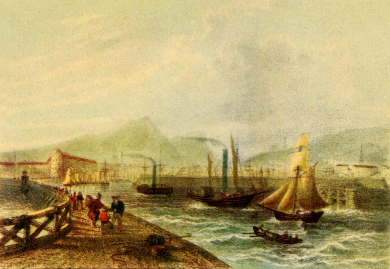 Leith Harbour, c1840, 1942. od Unbekannt