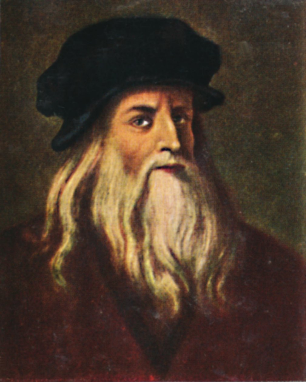 Leonardo da Vinci 1452-1519. - Autoportrét, 1934. od Unbekannt