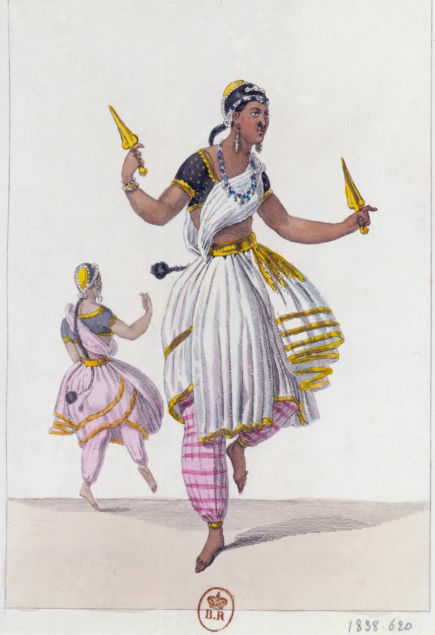 Bayaderes, 1838 od Unbekannt