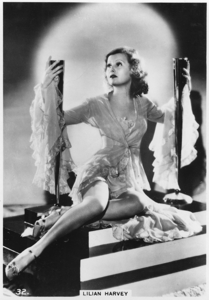 Lilian Harvey, německá filmová herečka britského původu, c1938 od Unbekannt