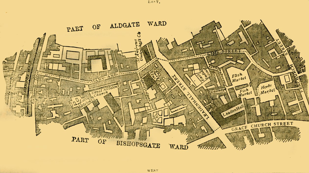 Lime Street Ward, c1872. od Unbekannt