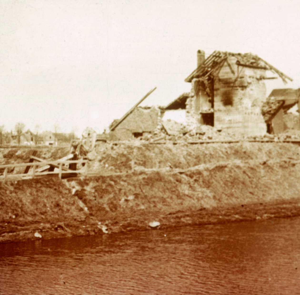 Dům správce zámku, Nieuwpoort, Flanders, Belgie, c1914-c1918 od Unbekannt