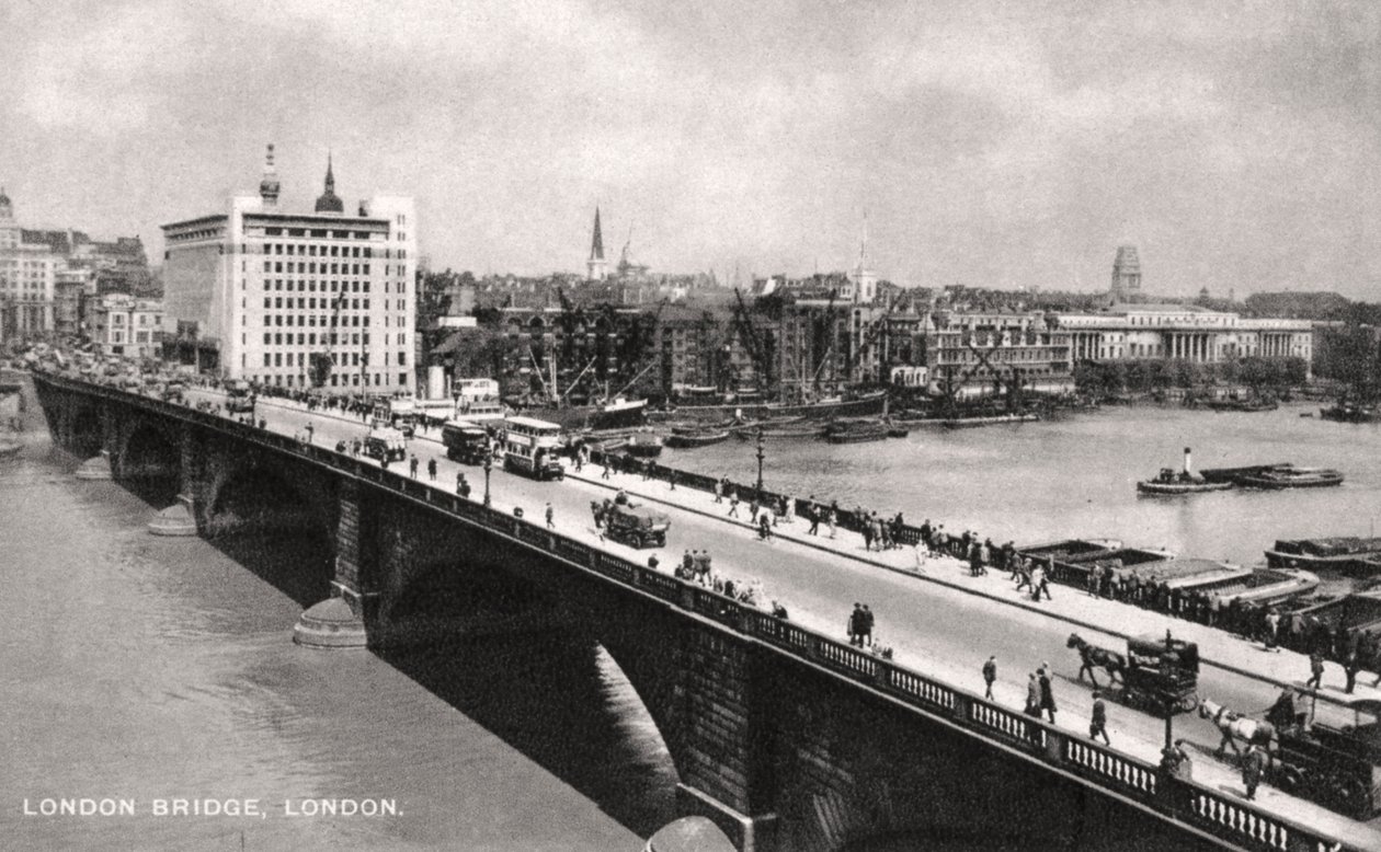 London Bridge, Londýn, počátek 20. století od Unbekannt
