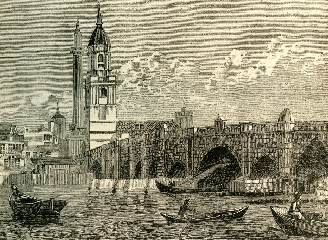 London Bridge, c1872. od Unbekannt