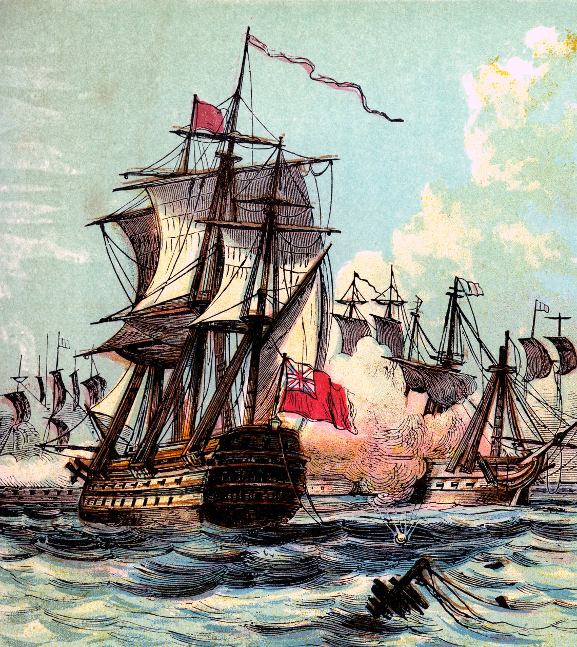 Lord Howes Victory, 1794 c1850s od Unbekannt