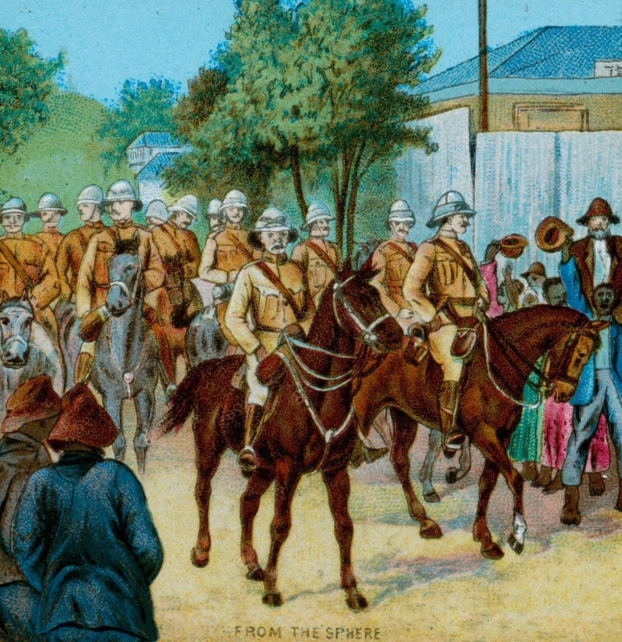Vstup státu Lorda Robertse do Bloemfonteinu, 1900 od Unbekannt