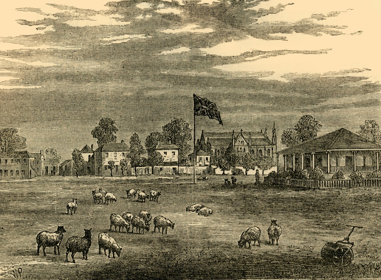 Lords Ground v roce 1837, c1876. od Unbekannt