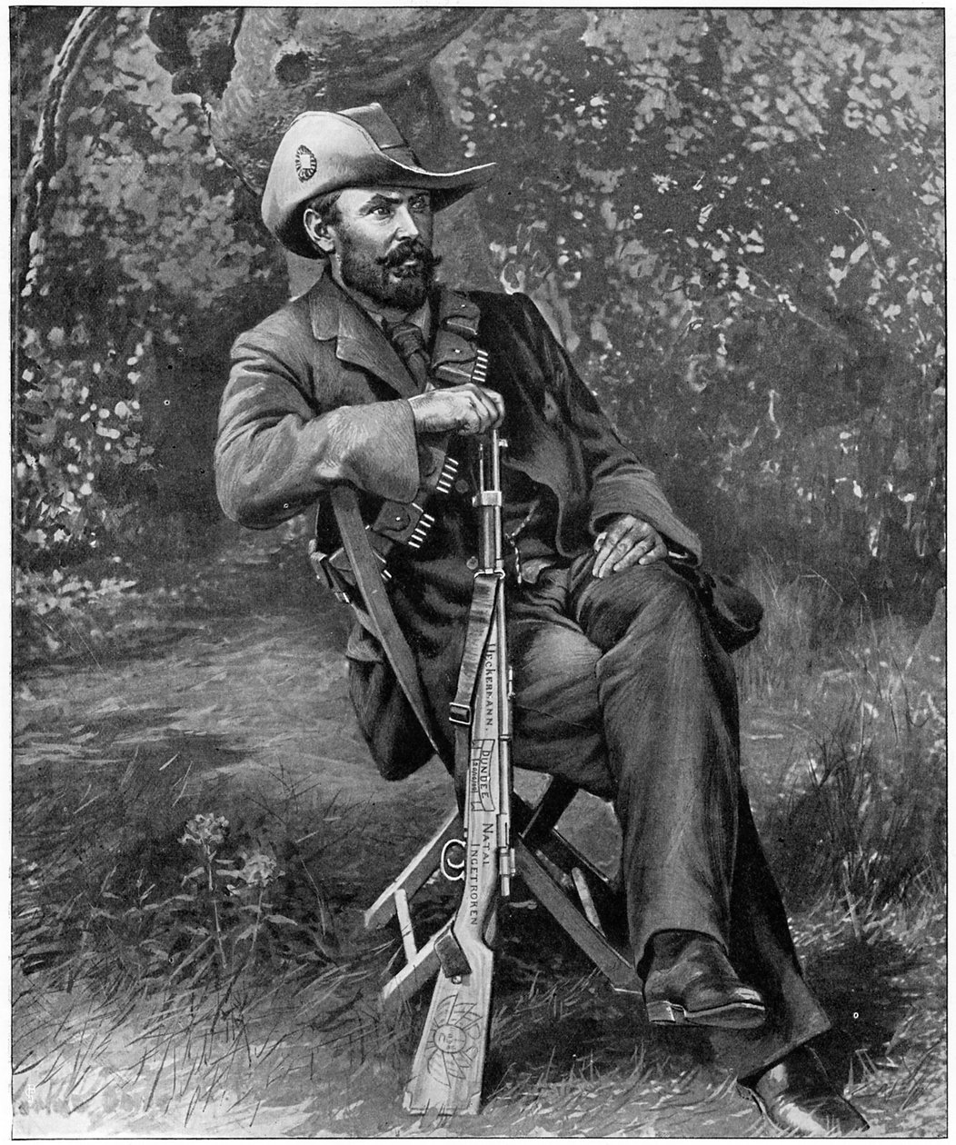 Louis Botha, afrikánský voják a státník, c1900. od Unbekannt
