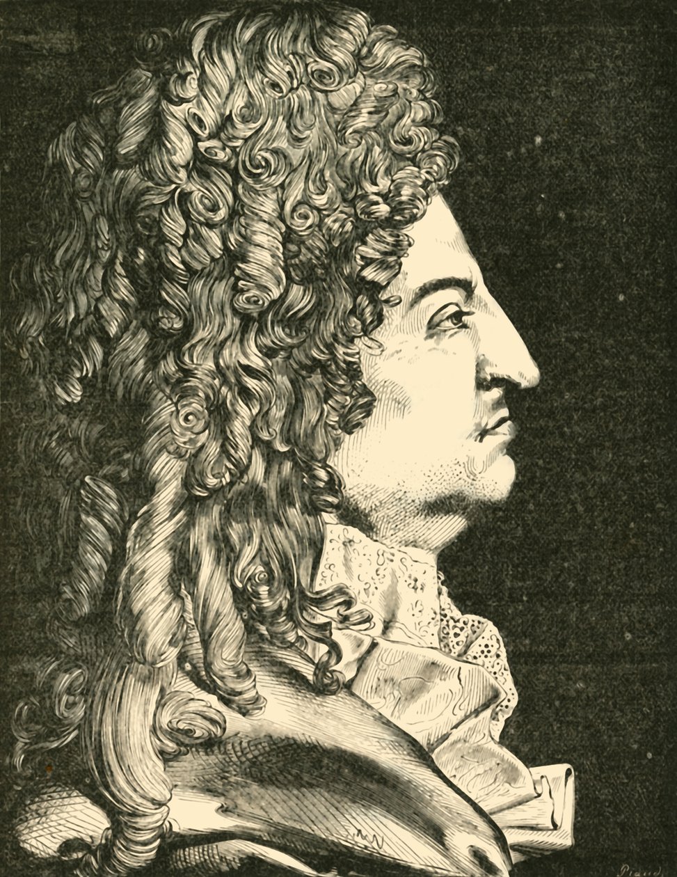Ludvík XIV., c1680-1690, 1890. od Unbekannt