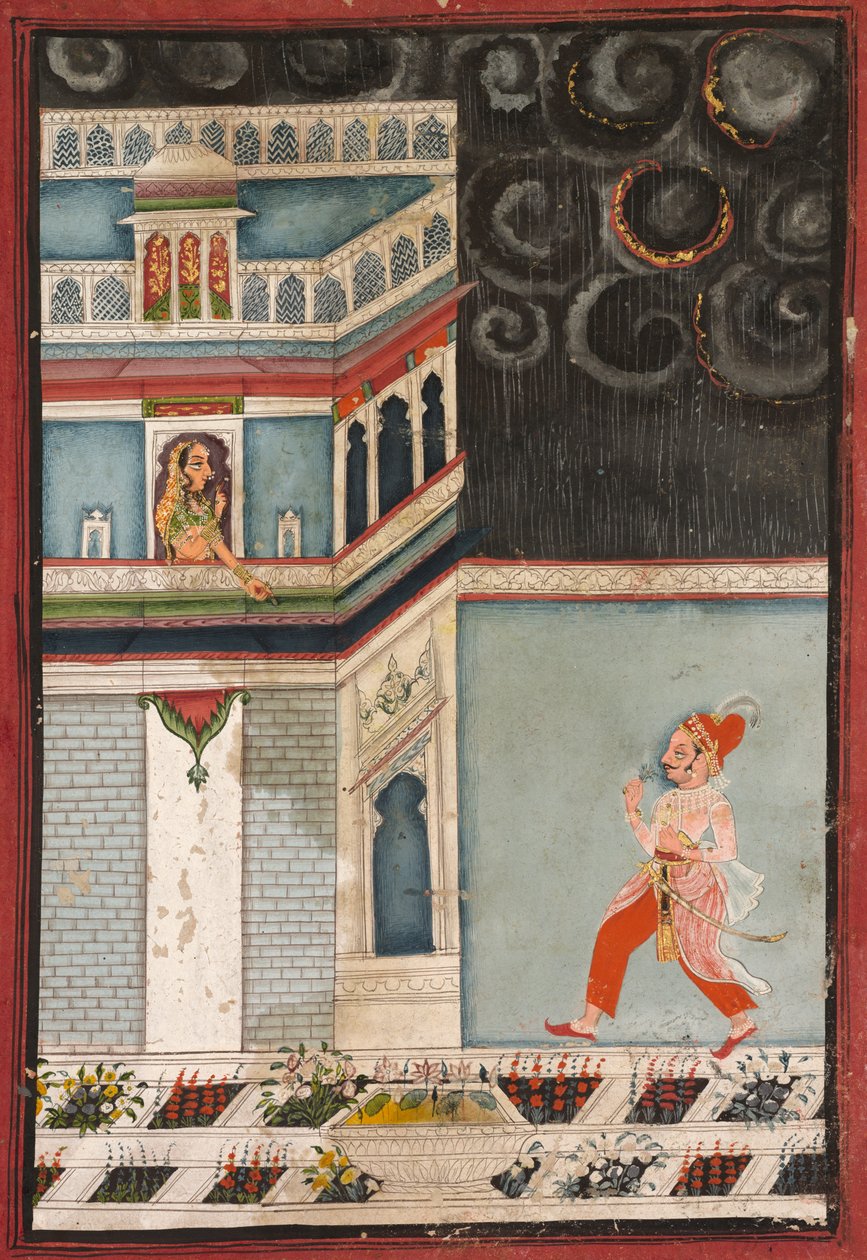 Lovers Tryst, 1750-1800. od Unbekannt