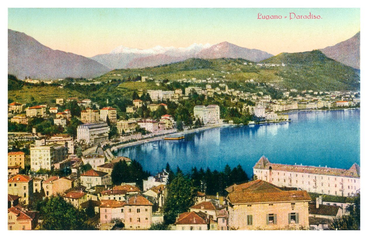 Lugano, Švýcarsko, 20. století od Unbekannt