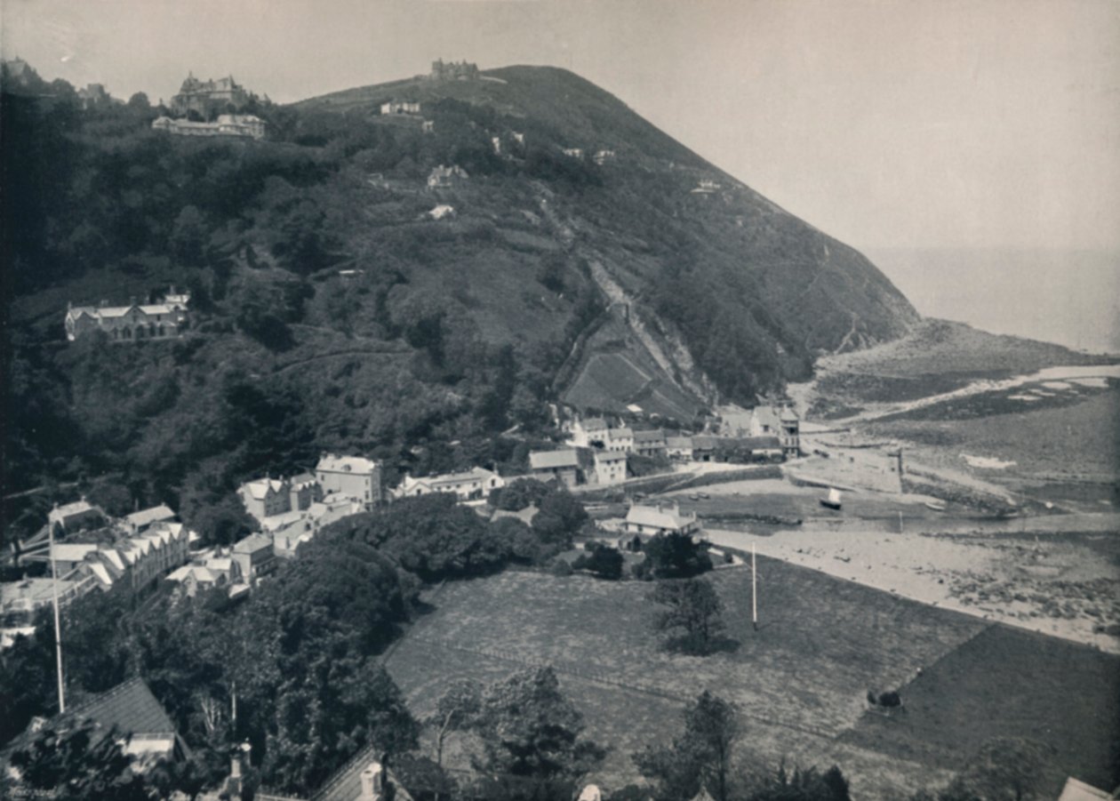 Lynmouth – The Hill, Showing Lynton Above, 1895 od Unbekannt
