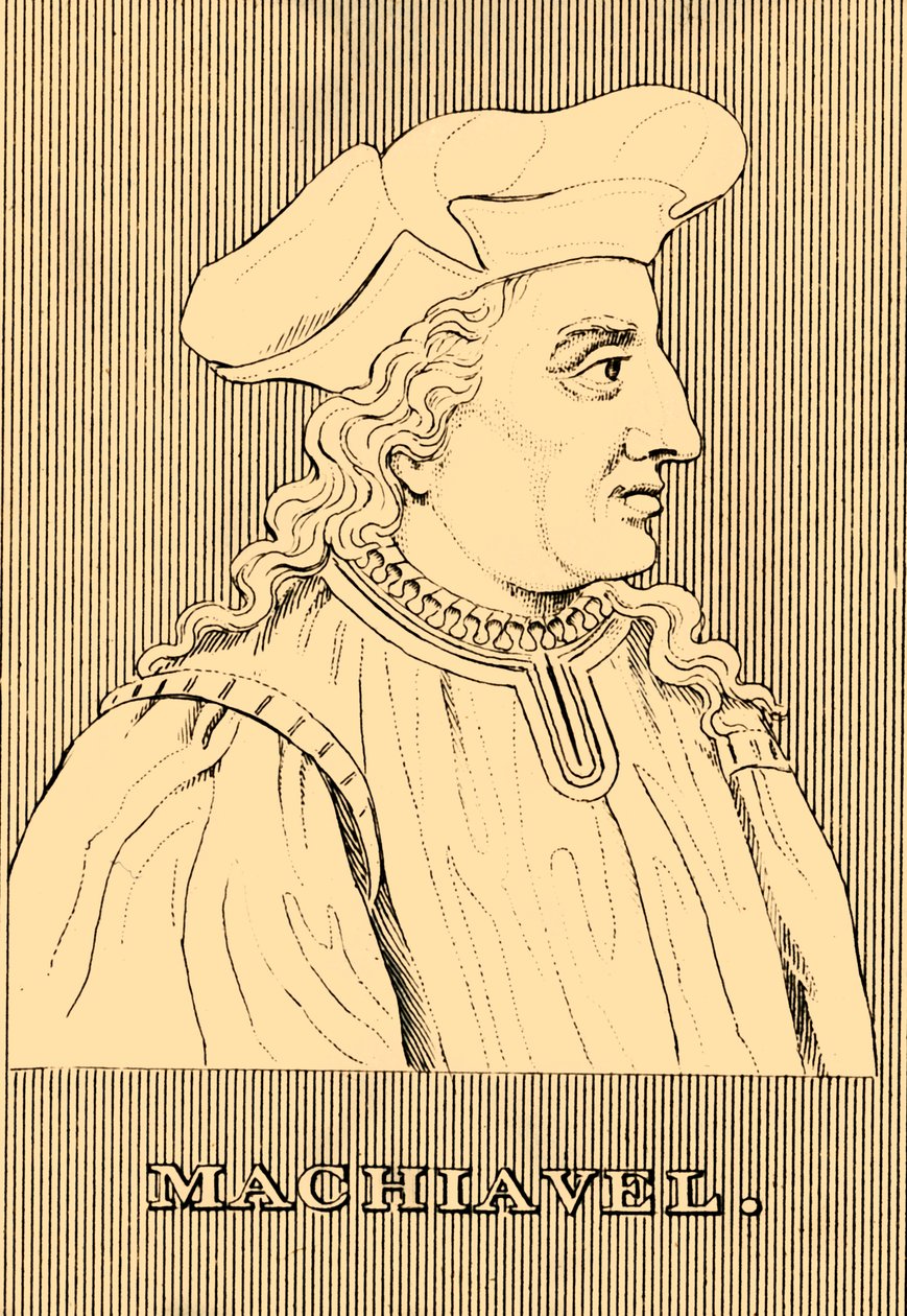 Machiavel, 1469-1527, 1830. od Unbekannt