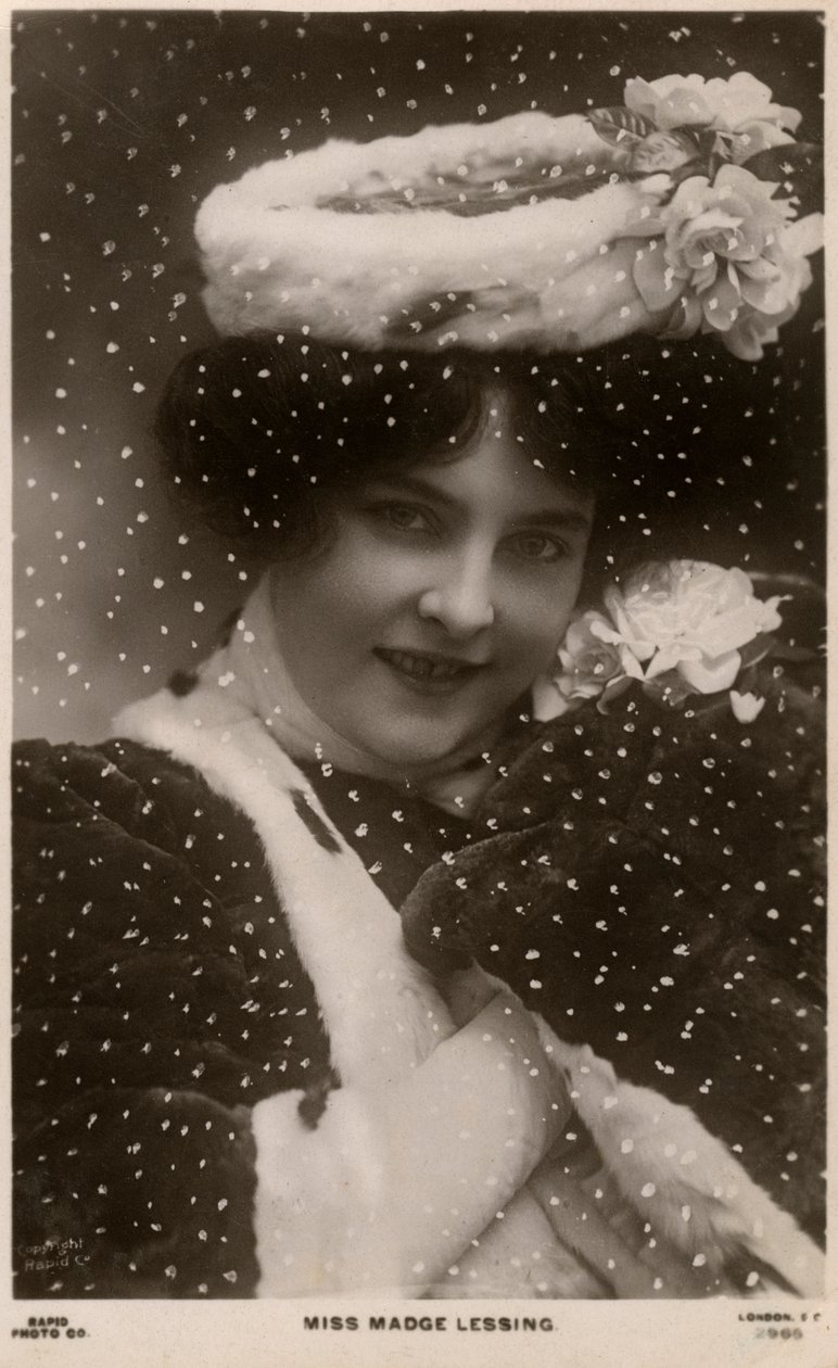 Madge Lessing, německá herečka, c1906 od Unbekannt