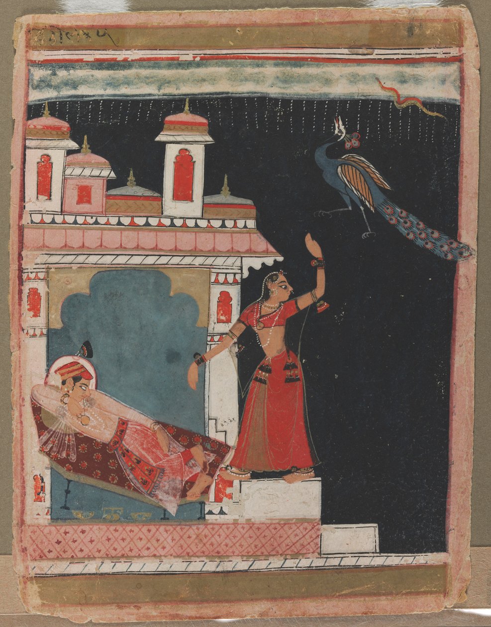 Madhu Madhavi Ragini, c. 1630-1640. od Unbekannt