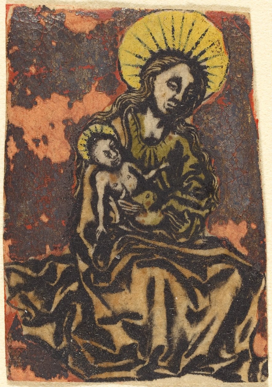 Madonna a dítě, c. 1480. od Unbekannt