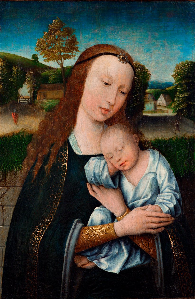 Madonna a dítě, c. 1520. od Unbekannt