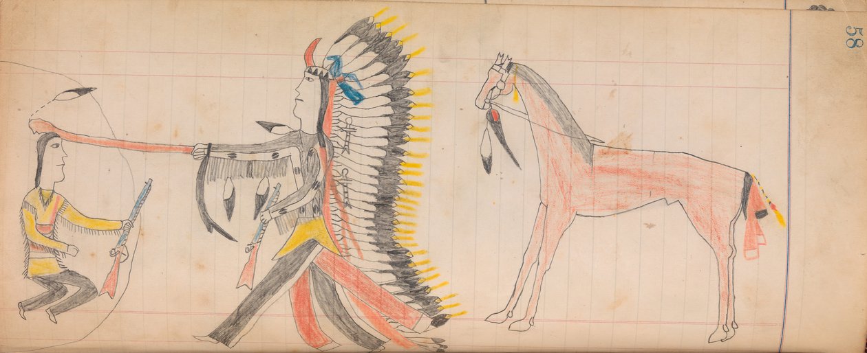 Maffet Ledger: Kresba, ca. 1874-81. od Unbekannt