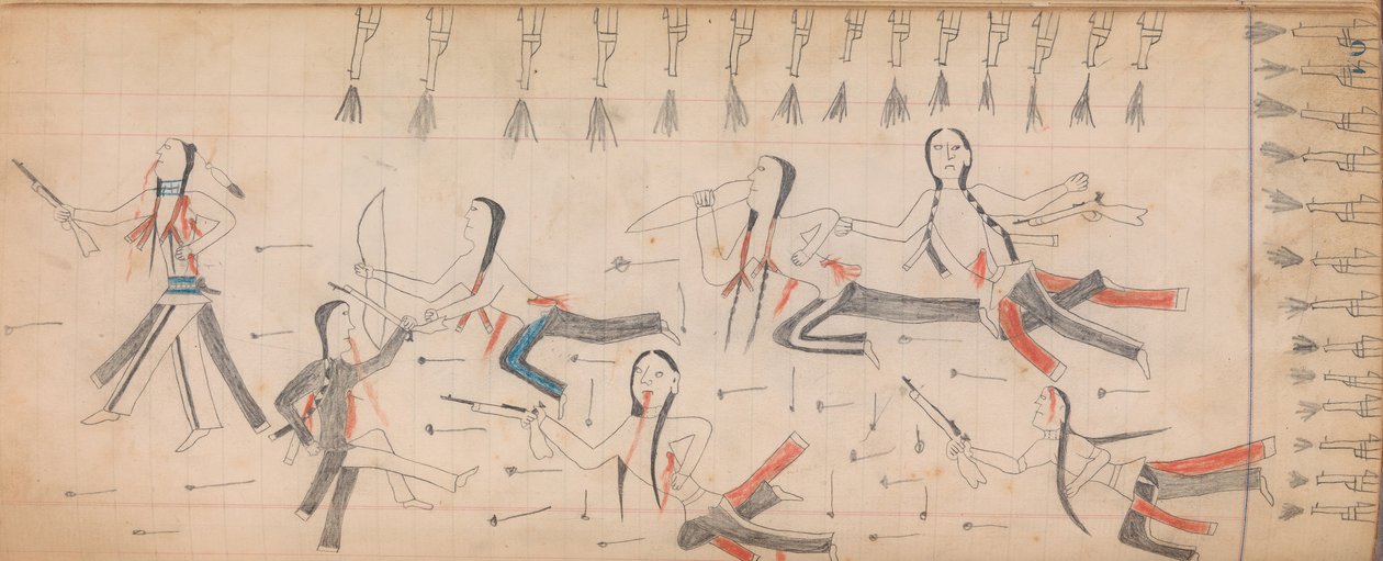 Maffet Ledger: Kresba, ca. 1874-81. od Unbekannt