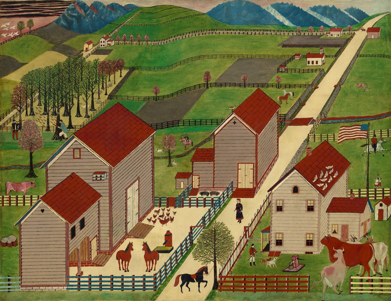 Mahantango Valley Farm, konec 19. století. od Unbekannt