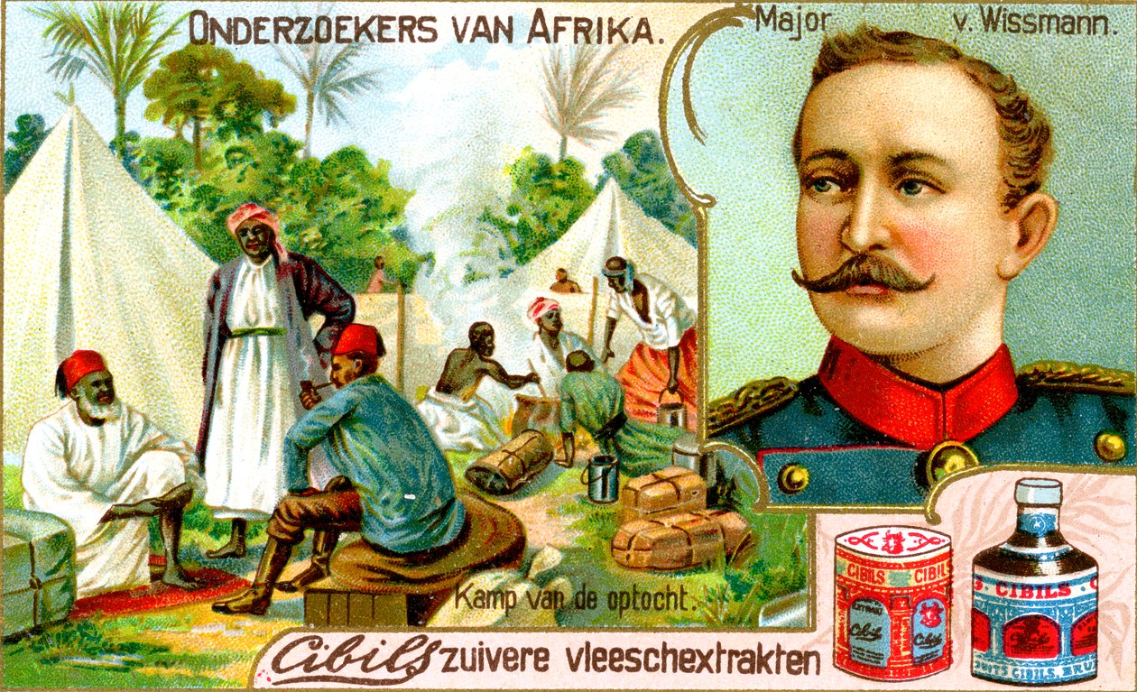 Major von Wissman, německý voják, c1900 od Unbekannt